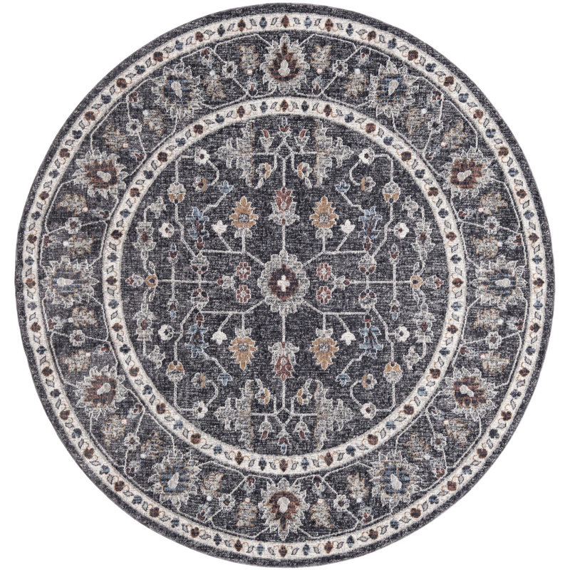 Policarpio Oriental Rug, Round 7'