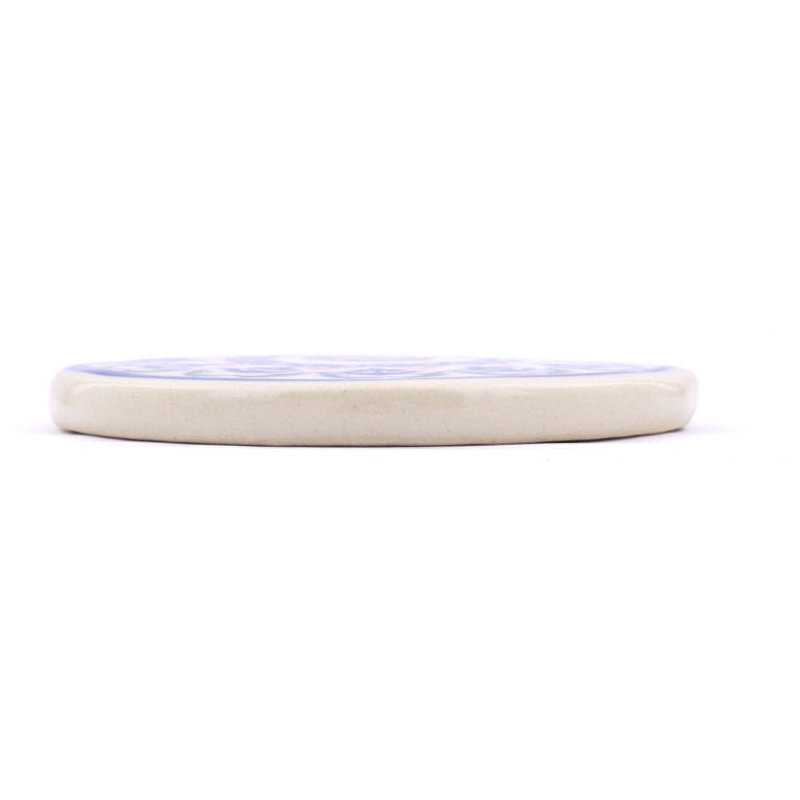 Hearts Around Hearts Stoneware Round Coaster