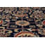 Tapis brun/noir en laine wheeler Cirro-4239676