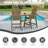 Maybeck 2-Piece Outdoor Adirondack Chair With Table-2089564319