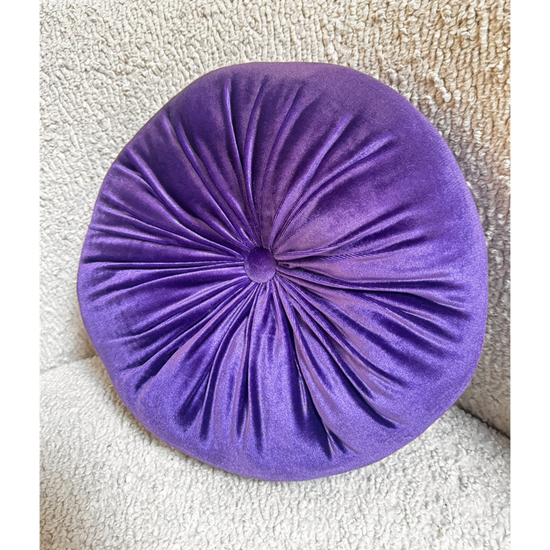 Coussin Therese, H 12 po x l 12 po, Mauve royal