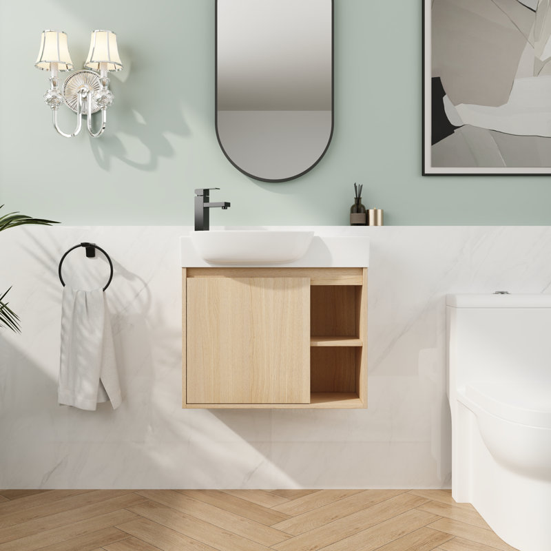 Meuble-lavabo mural 26 po