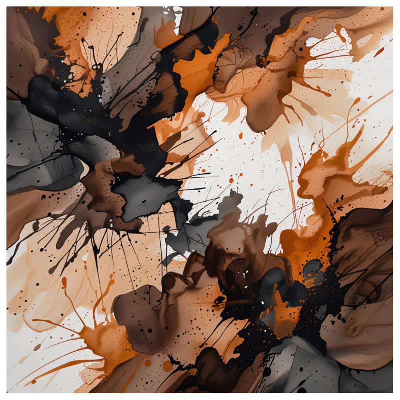 Tapis de bain abstrait, 24in W x 17in L