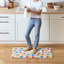 SUR LA TABLE KITCHEN ESSENTIALS Zest Up Your Life Citrus Fruit Kitchen Mat  Yellow/Blue-101273711