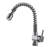 Pull Down Single Handle Kitchen Faucet with LED Light,Pre-Rinse kitchen faucet with Single Handle