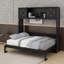 Lit escamotable double avec armoires de rangement