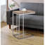 Table de bout avec rallonge Millington, table d'appoint avec plateau pliable, table d'appoint rectangulaire