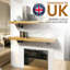 Aleksah Wood Floating Shelf-735514026-735514031