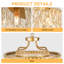 Lustre en cristal 6 lumières Modern Gold Modern