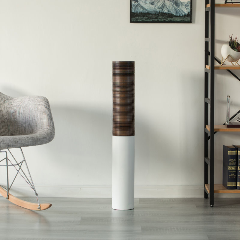 Grand vase de plancher Modern, H 31,5 po x l 5,25 po x P 5,25 po