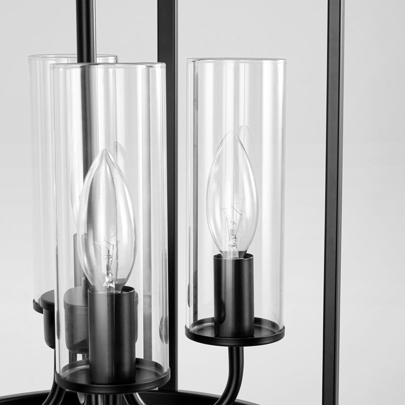 Lustre cylindrique moderne à 4 lumières Sparklet