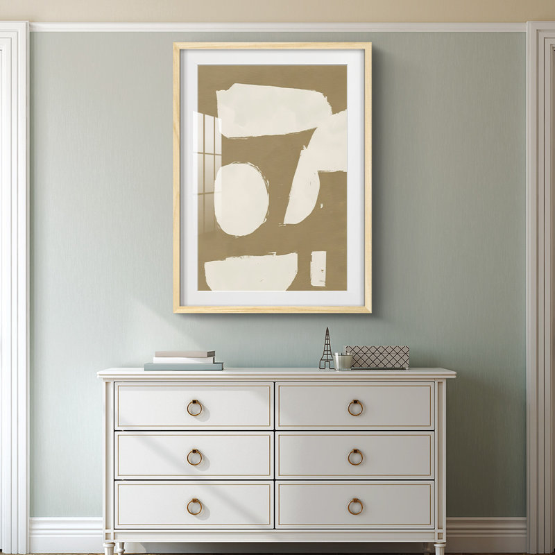 «ChunkyAb Abstract», reproduction encadrée, Naturel, H 28,5 po x l 20,5 po