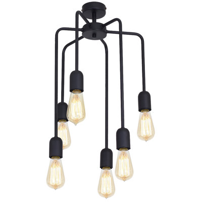 Luann 6 - Light Unique/Statement Chandelier