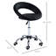 Chaise de bureau noire à roulettes pour ordinateur avec hauteur réglable, dossier respirant et roulettes de siège de salon à 5 hauteurs, pour un confort à long terme
