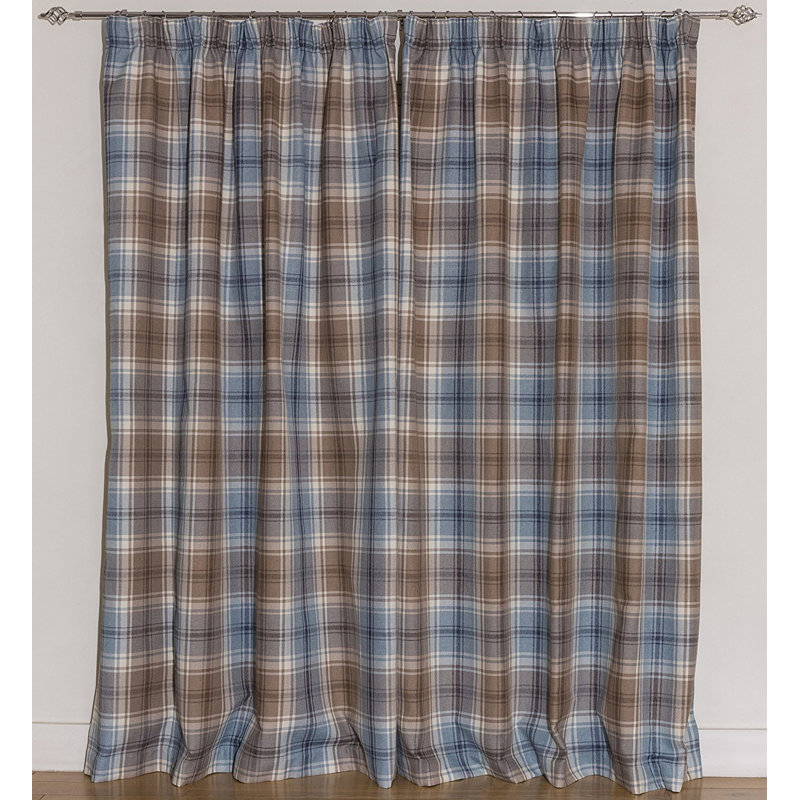 Choate Blackout Curtain Pair, Mulberry, 116 W x 182 D cm