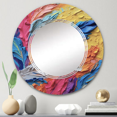 Barkhad - Miroir mural moderne rond