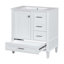Ensemble de meuble-lavabo moderne avec lavabo 30 po, meuble-lavabo moderne avec porte à fermeture douce et 3 tiroirs, structure en bois massif-1783211559