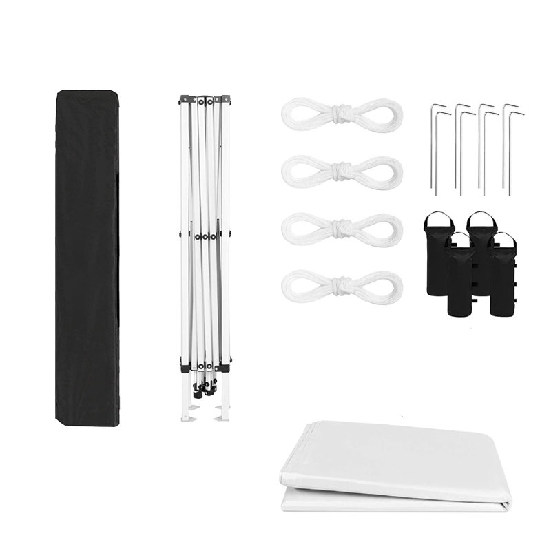 10 pi. L 10 pi. D Auvent de rangement en aluminium