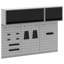 Tool Cabinet Set With Shelf 5 Pcs Powder-Coated Steel-1686939860