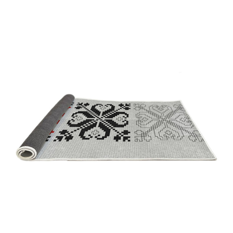 Damask Indoor Rug, Square 3'