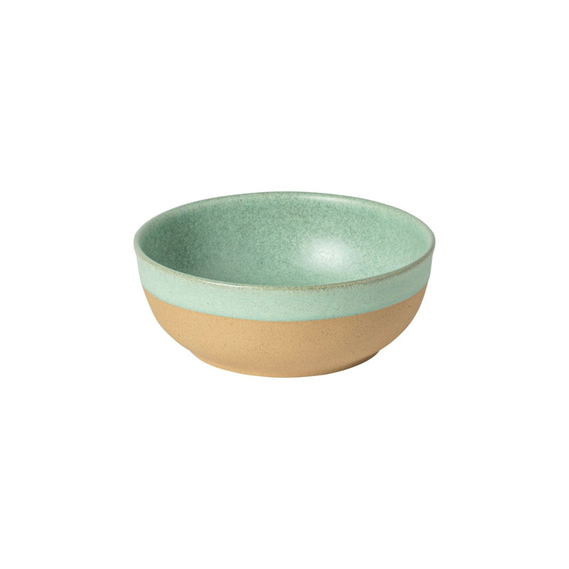 Arenito Handmade Stoneware Cereal Bowl, Aqua