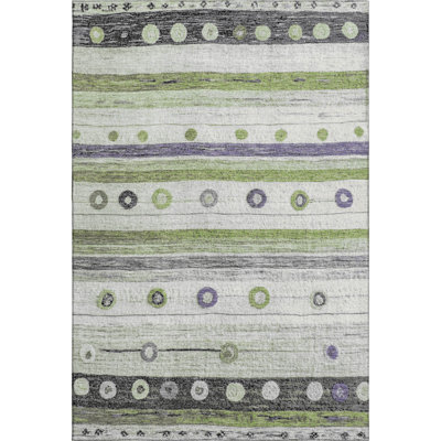 Premium Machine Washable Millbrook AMF1964 Stripes Rug