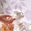 Porcelain Espresso Cup and Saucer
