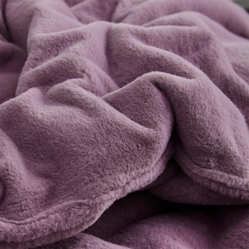 Coma Inducer Softer than Soft Oversized Comforter Set, Purple, King Comforter + 2 King Shams