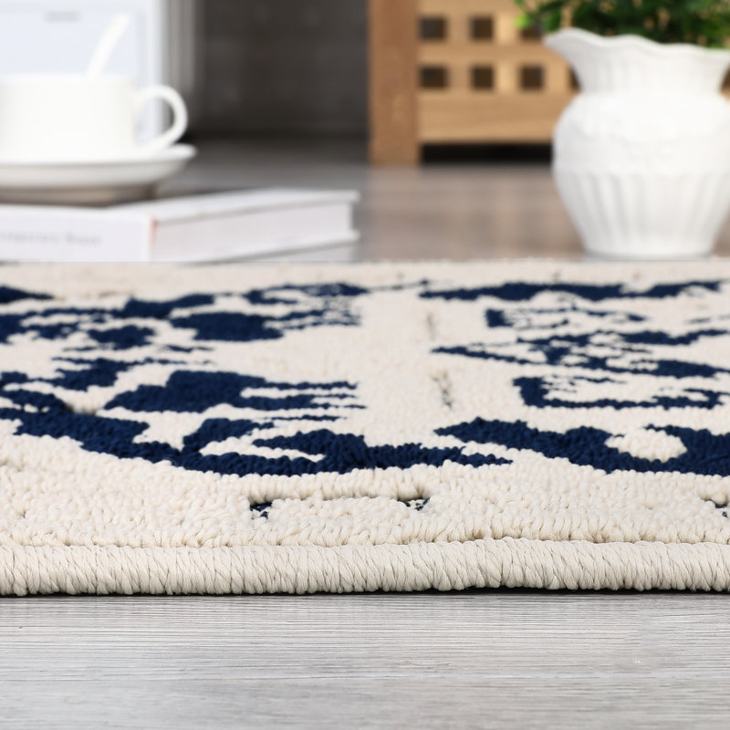 Ludvina Washable Oriental Rug, Tapis de couloir 2 pi x 6 pi