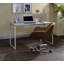 Table de bureau en métal 1pc