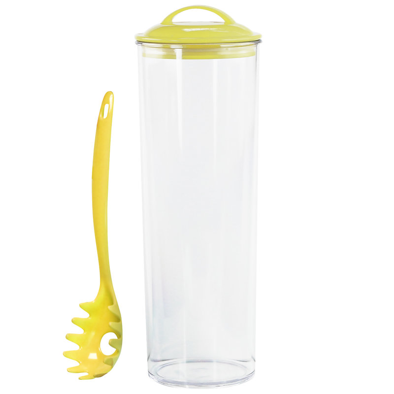 Reston Lloyd 2.25 QT Spaghetti Kitchen Canister, Lemon
