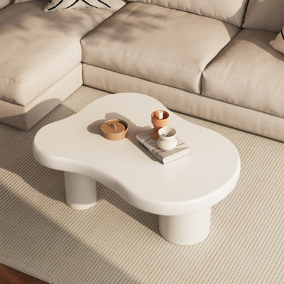Cloud-Shaped Wooden Coffee Table for Living Room – 39