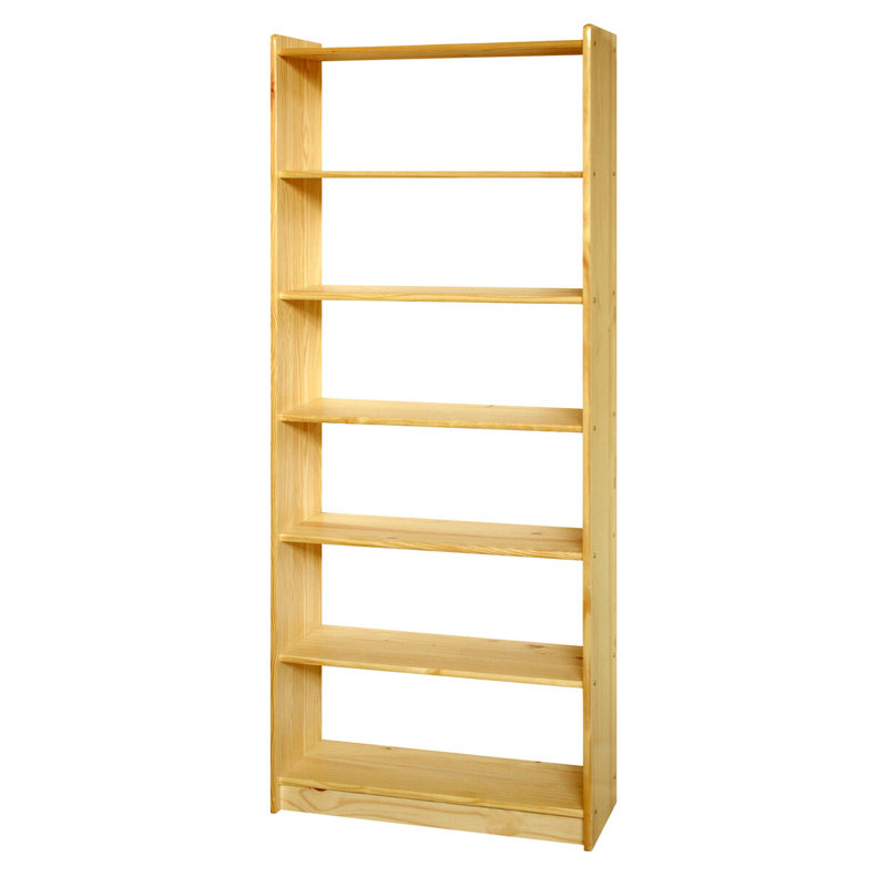 Hallowell 80cm W Solid Wood Standard Bookcase, (5 shelves) 200cm H x 80cm W x 30cm D