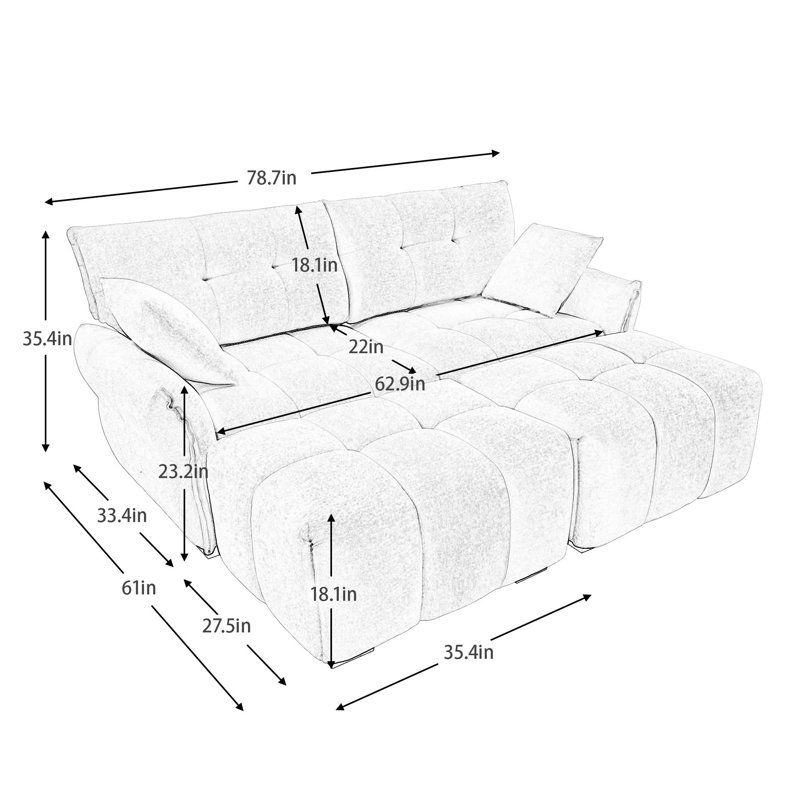 Modular Chenille Sofa