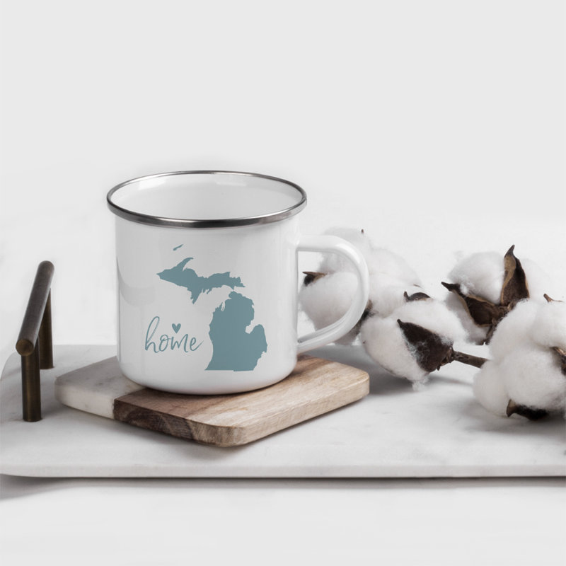 Grande tasse à café aqua home michigan Glazier