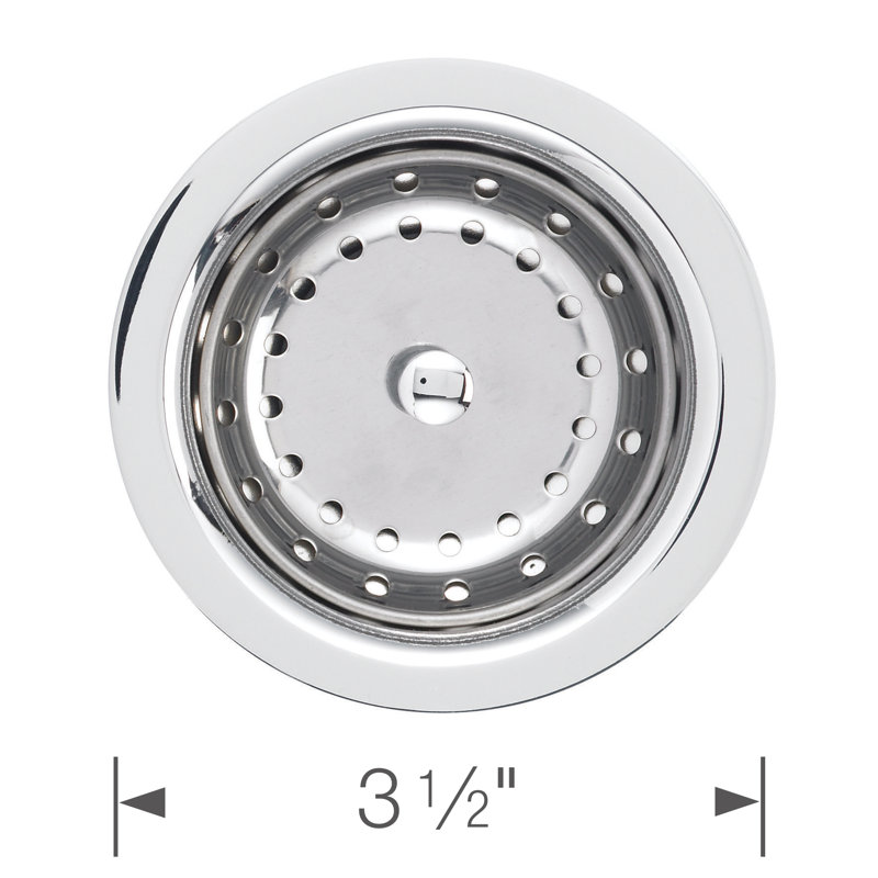Deluxe Steel Strainer - Chrome, Polished Chrome