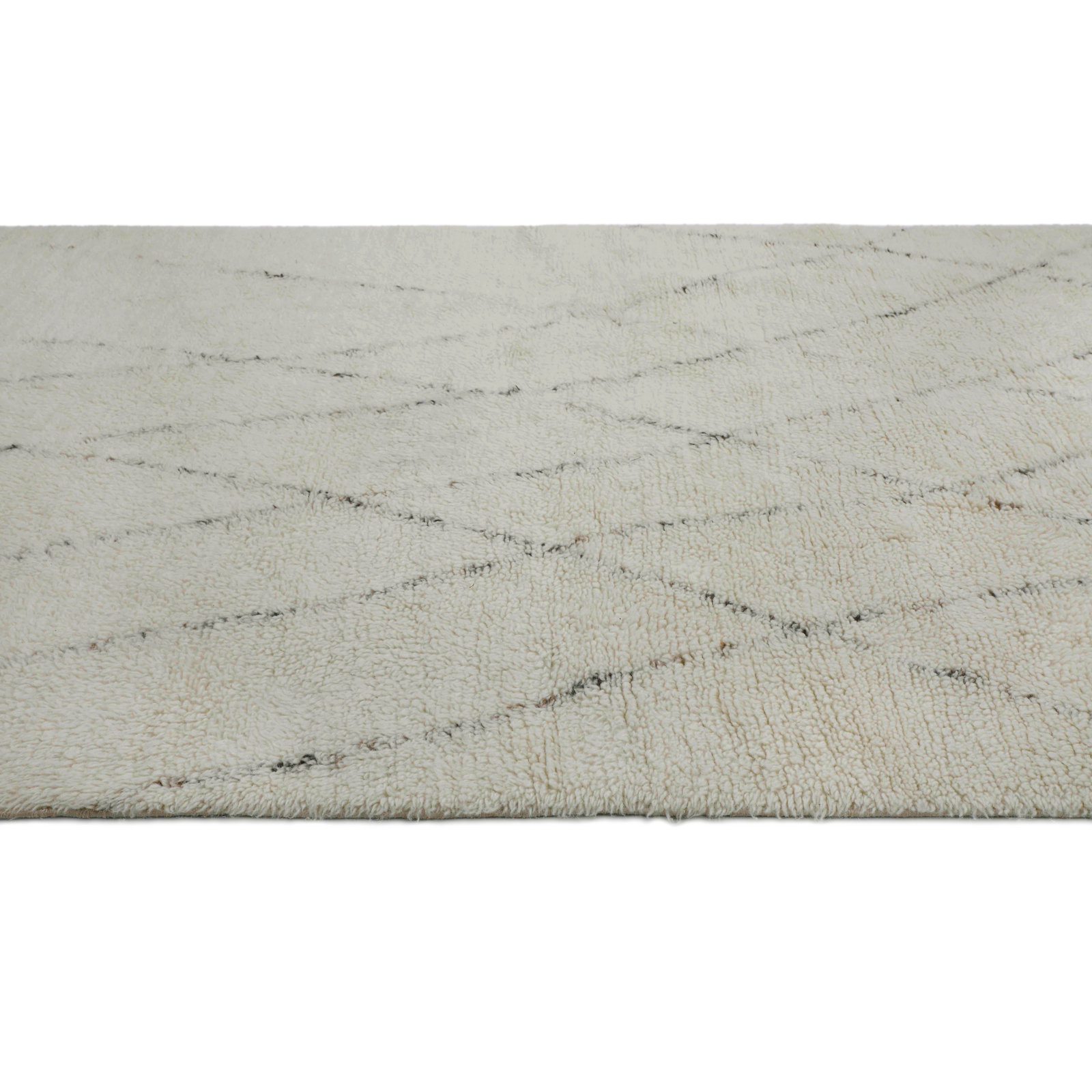 Hand-Woven Striped Wool Rug, Runner 2'6" x 8'