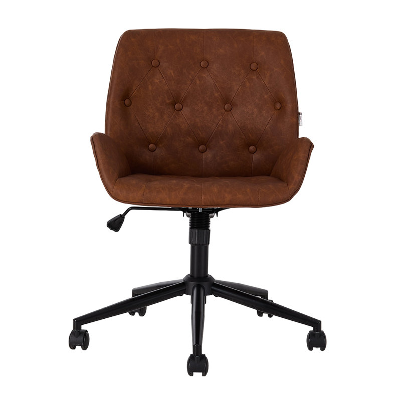 chenille office chair, Brown