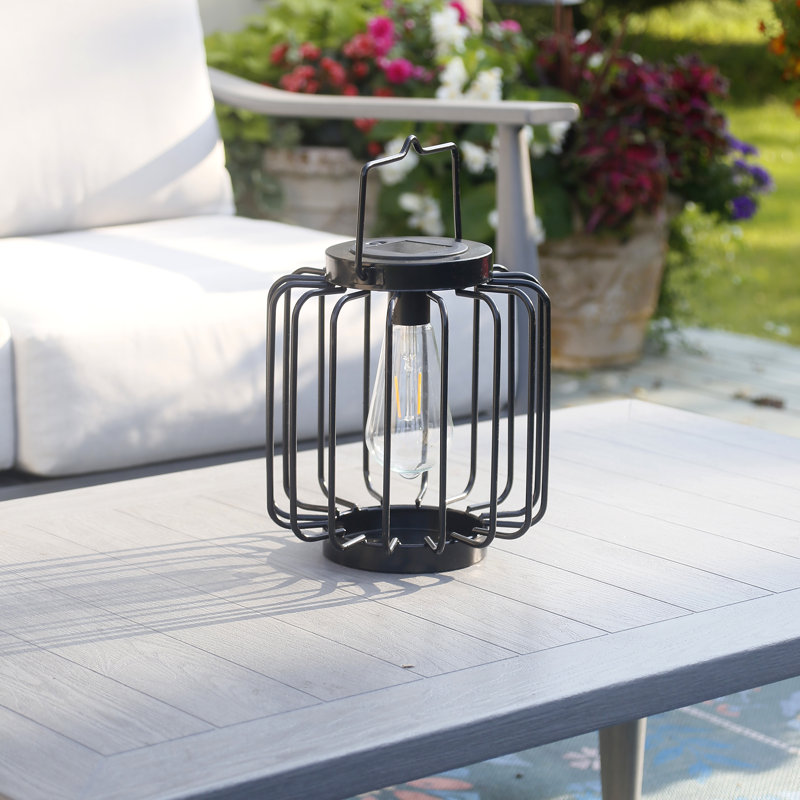 Lanterne suspendue Edi-sol Echo Valley 2533b Mesa - noir, Noir