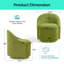  Fauteuil demi-tonneau pivotant avec rangement Aimille-117246412