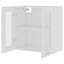 Black Hanging Glass Cabinet 60X31x60 Cm-1533874567