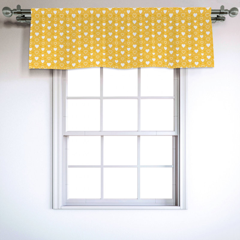 Sateen Ruffled Window Valance