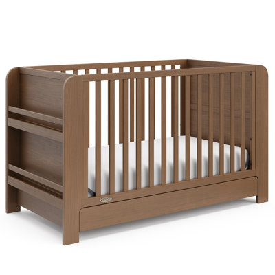 Read-with-Me Pine 4-in-1 Convertible Crib