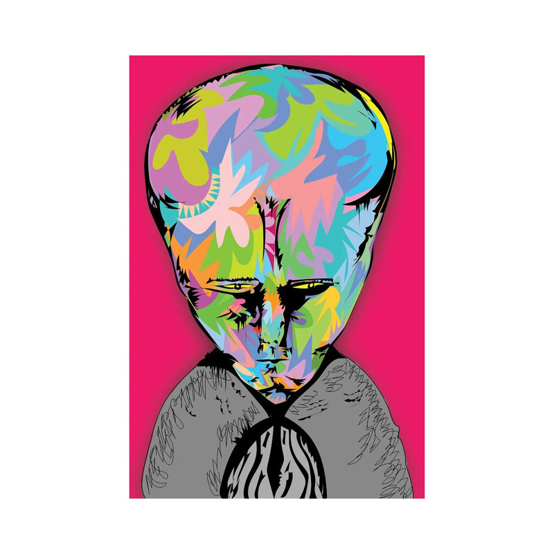 Esoteric Alien by TECHNODROME1 - Gallery-Wrapped Canvas Giclée on Canvas, 30.48 cm H x 20.32 cm W x 1.905 cm D