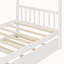 Lit simple en bois avec lit gigogne simple, blanc-918694695-918694697