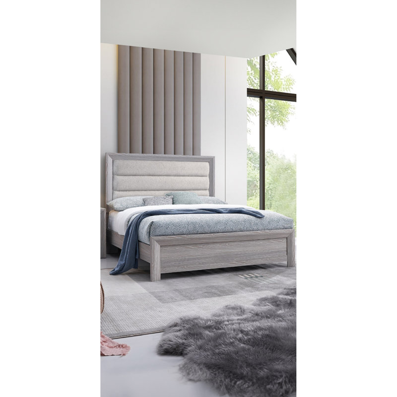Grand lit contemporain Driftwood, Queen