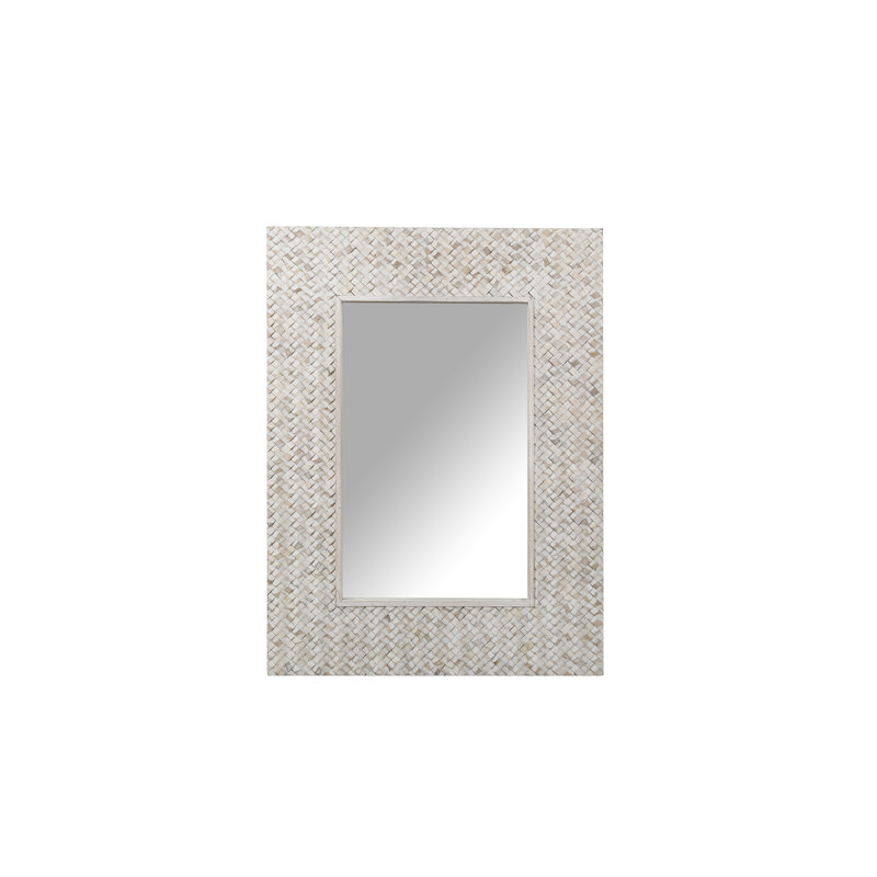 Miroir mural en bois massif Gehard