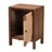 Marlyss Manufactured Wood and Bayur Wood Nightstand