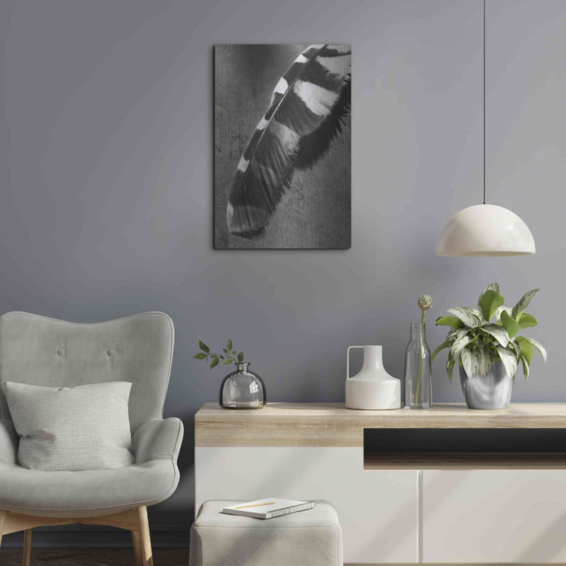 «Feather Shadow II» par Debra Van Swearingen, H 24 po x l 16 po