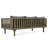 Acacia Wood  Patio Lounge Sofa-1276187722